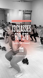 Our limited-time offer of 13 classes for $78 is here. Unlock strength, stamina more with our expert instructors. | The Bar Method