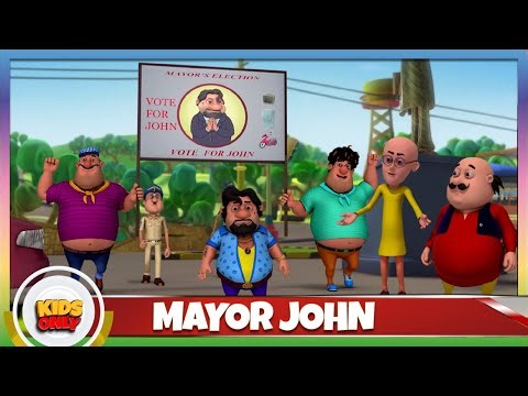 Motu Patlu Mayor John | Season 5 Ep 99 | Hilarious Hindi Cartoon Adventure for Kids!