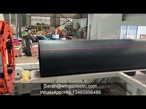 Complete HDPE Pipe Production Line - Full Process from Raw Material to Finished Product