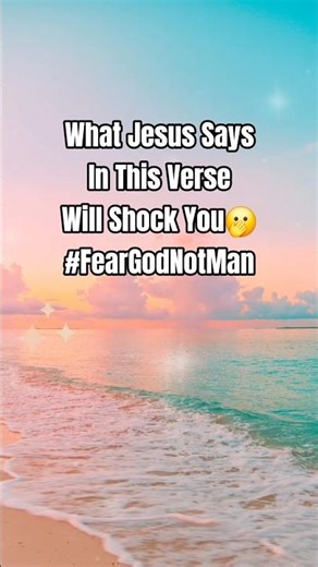 Fear God: The Most Important Lesson #bibleverses #faithoverfear #feargod