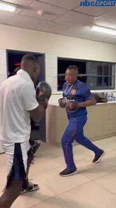 Simon Angula from Namibian Navy boxing club is preparing for his junior Welterweight fight tonight. | Nbcsport
