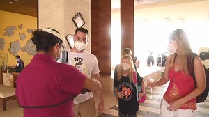 #HyattZivaCancun's reopening was the day we had all been waiting for…our time to shine. Face coverings amplify the smiles…don’t believe us? Just look in our eyes – we are all so glad that we can welcome you back with service (and smiles) from the heart! ❤ | Hyatt Ziva Cancun