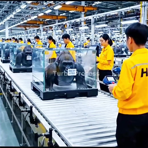 Inside Modern Gorilla-Style Faux Leather Factory From Raw Material to Luxury Fashion 🦍✨ #FauxLeather r #FashionProcess #factorytour | Turbo Process