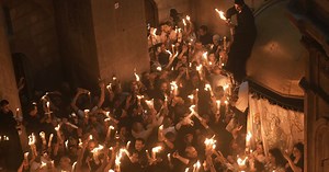 What’s behind the visually stunning ‘Holy Fire’ ceremony in Jerusalem?
