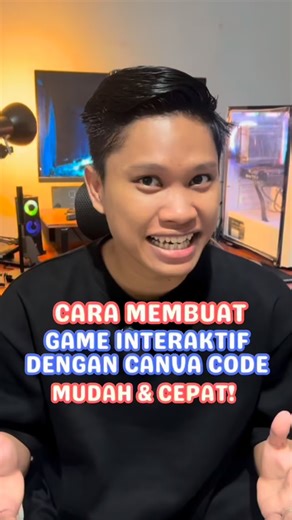 Lendi Hermawan | Guru Gen Z on Instagram: "🎮✨ Membuat Gim Interaktif dengan Canva Code secara Mudah dan Cepat Menciptakan gim interaktif untuk pembelajaran kini dapat dilakukan tanpa kemampuan pemrograman yang rumit. Dengan Canva Code, guru dapat membuat gim interaktif secara mudah, cepat, dan menarik. Dalam konten ini, saya membagikan langkah-langkah praktis membuat gim interaktif menggunakan Canva Code yang dapat langsung diterapkan dalam kegiatan pembelajaran. #pembelajaranmendalam #gurugenz