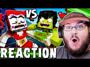 ZOMBIE GIRL BITES CIRCUS BABY! - Fazbear and Friends SHORTS #1-23 Compilation @ZAMinationProductions REACTION!!