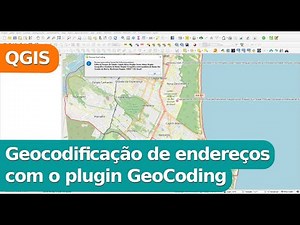 Geocodificação de endereços com o plugin GeoCoding no QGIS