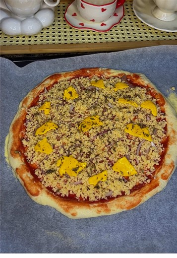 🍕🍕🍕🍕 . . . . . . . . #بيتزا_منزلية #بيتزا🍕 #شهيواتي_من_مطبخي #شهيوات #ليك