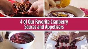 From classic Cranberry Sauce to a sweet Cranberry Salsa, here are 4 of our favorite cranberry sauces and appetizers that are sure to please at your next holiday party! Get the recipes here: https://trib.al/IdZKWTq | Allrecipes