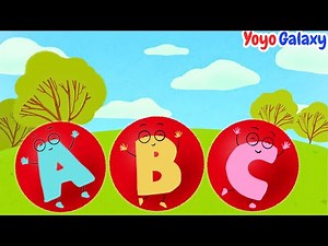 📚 ABC Alphabet Song 🎶 | Learn Letters A to Z | Nursery Rhymes | Yoyo Galaxy