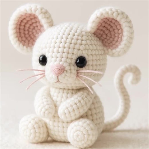 Adorable Snuggle Mouse, Crochet Mouse Pattern–amigurumi Plush Toy PDF, DIY Cute Mouse,soft Handmade Gift,nursery Decor, Beginner-friendly - Etsy