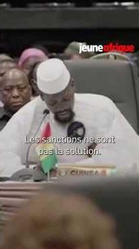 Mamadi Doumbouya critique la Cedeao pour son grand retour #doumbouya #Guinée #Cedeao #AES #Sahel