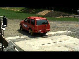 Ford Explorer Fuel System Crash Test: 70 MPH (Real Time)