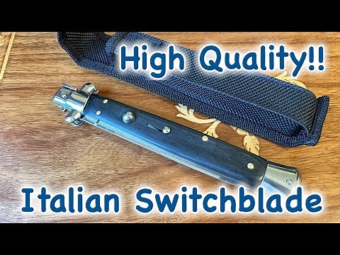 Italian Switchblade Stiletto Knives in 4k UHD