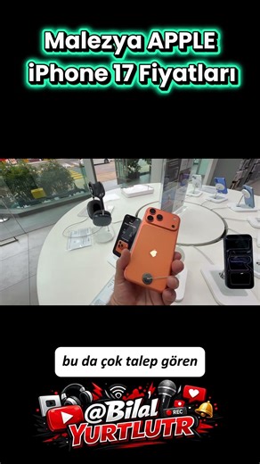 Malezya iPhone 17 Fiyatları ! Bu Ülkede Vergi YOK! #trending #shorts