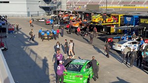 NASCAR Cup garage is open at Las Vegas. | Dustin Long