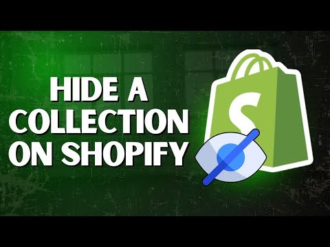 How to Hide Collections in Shopify | Private or Draft Mode