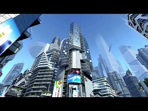Futuristic City 3D Screensaver Trailer