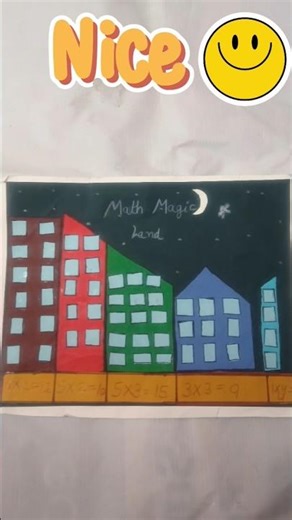 Array City | Maths Activity for Kids#kidsfreeducation #mathproject#short #viralvideo#mathmagic#craft