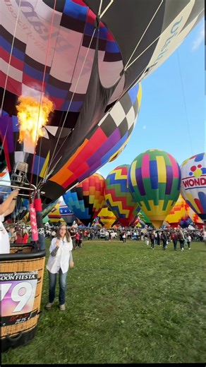 Albuquerque Balloon Feista Field before and after Fiesta starts ✨ Are you ready for a week of ballooning? | Uplifting Adventures