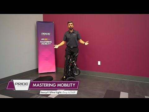 Mastering Mobility | Pride® Mobility | Jazzy® Ultra Light: Easy to Fold!
