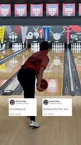 Commitment ➡️ confidence ➡️ results. Two and a half months after committing to bowling two-handed, Darren Tang is in title contention at the TOC. | Professional Bowlers Association (PBA)