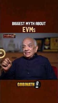 “Your Vote Can’t Be Changed” — The Truth About EVMs | T.S. Krishnamurthy (Ex-CEC) | Gobinath