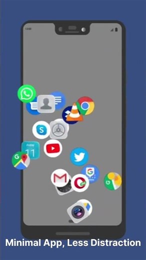 A simple smartphone app with a calm design and soft background music#Technology #Calm #Focus #Shorts