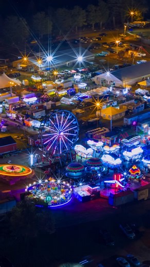 Josh Wingell | The first day of September, Labor Day, and the Spencer Fair is still going strong! #spencerfair #spencerma #visitma #dronevideo #hyperlapse... | Instagram