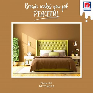 19 reactions | Brown creates the feelings of wholesomeness, stability, and peace. The colour of the Earth, it is comforting and nurturing.​ Find the perfect shade of brown for your home and add some cosiness to your rooms! See them here: https://www.nipponpaint.com.sg/colours/colour-paint-chart/colour-creations/zingy-yellows-oranges/ | Nippon Paint Singapore | Facebook