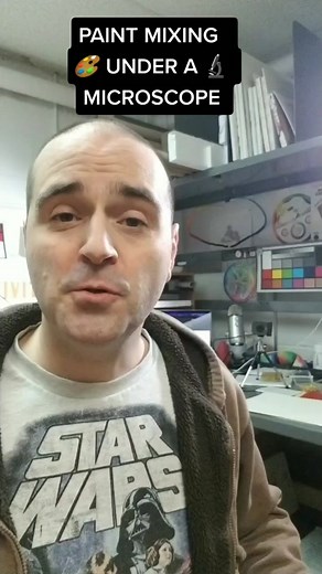 Exploring Pigment Mixing Under a Microscope