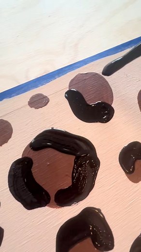 Leopard print tutorial ✨ Paint with me 🤩 #doorhanger #leopardprint #welcomesign #tutorial #leopardprinttutorial #fyp #doorhanger | Front Porch Sittin’