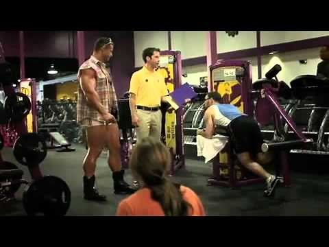 I lift things up and put them down -Planet Fitness Commercial-HD