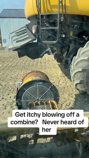 Aeration Fan Blowing Off the Combine in A/C