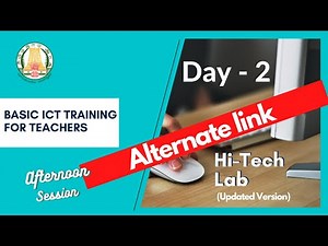 Day 2 / Basic ICT Training / Afternoon Session / Hi Tech Lab and Internet