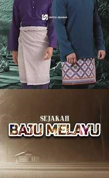 Sejarah Baju Melayu #sejarah #bajumelayu #orangmelayu #cekakmusang #telukbelanga