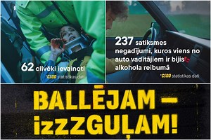 “Pārbaudes uztveriet ar sapratni” Piecas dienas uz ceļiem būs pastiprināti policijas reidi