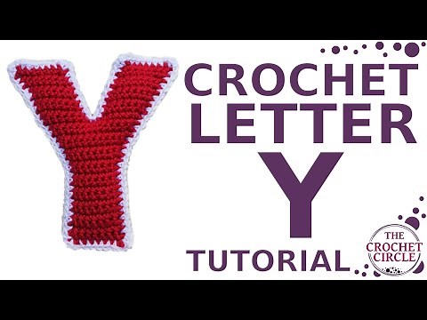 CROCHET LETTER "Y" tutorial with pattern | The alphabet letter Y | How to crochet a letter Y ?