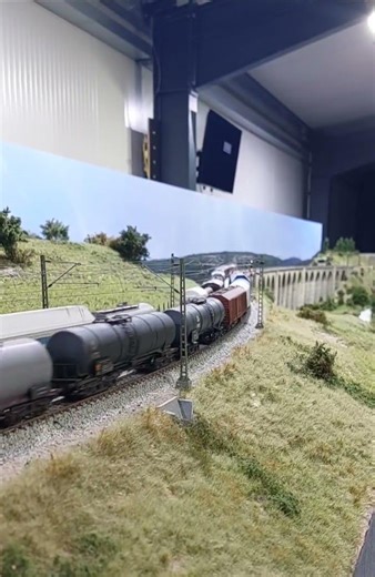 Altenbekener Damm bei der Modell Bundesbahn in Brakel