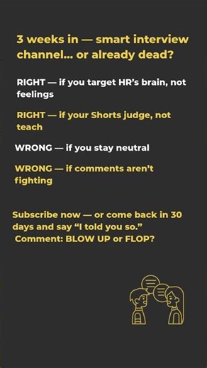 3 Weeks In: Is This Interview Channel Genius or Already Dead?