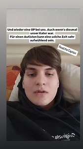 LEBEN MIT MEINEM AUTISTISCHEN SOHN: MAN MERKT ES IHM NICHT AN Wieder musste eins unserer Familienmitglieder "unters Messer". Diesmal allerdings geplant, denn unser Neuzugang "Lucky" wurde kastriert. Leon konnte ganz gut mit dieser Situation umgehen und hat darauf vertraut, dass alles gut gehen würde. Nicht jeder autistische Mensch kann gut damit umgehen, wenn viele aufregende Situationen nacheinander geschehen. Manche ziehen sich dann komplett zurück, manche reagieren wütend, manche traurig und 