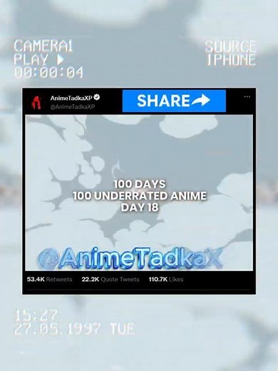 Don't Miss Eureka Seven! 100 Underrated Anime Challenge Day 18 #shorts #anime #eurekaseven
