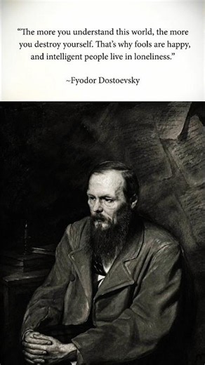 Dostoevsky’s warning to the intelligent #wisdom #shorts