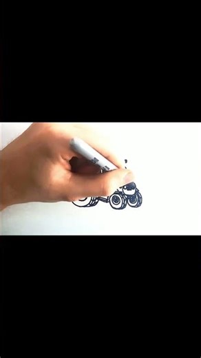 🚜💗✨ Pink Tractor 🌸🎨 The full drawing tutorial - on the channel.