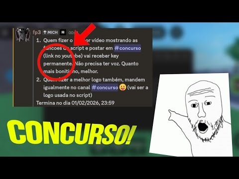 CONCURSO PARA KEY PERMANENTE! - SCRIPT EBS