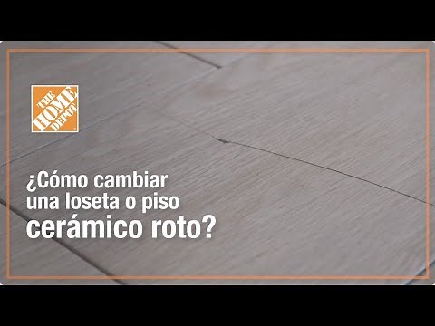 Cómo cambiar una loseta o piso cerámico roto | Pisos | The Home Depot Mx