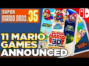 Super Mario 64, Sunshine & Galaxy Coming to Switch! Super Mario 35th Anniversary Direct Reaction