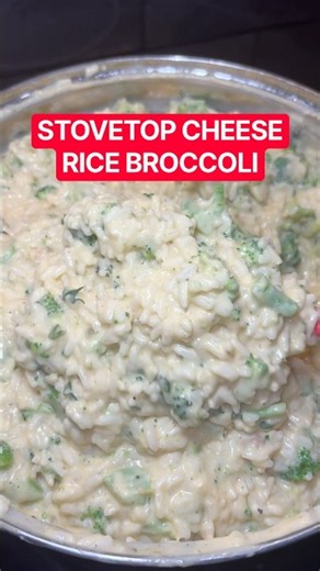 Stovetop Cheesy Broccoli Rice