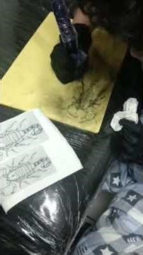 how to draw get the emperor scorpion using the practice skin from tattoo