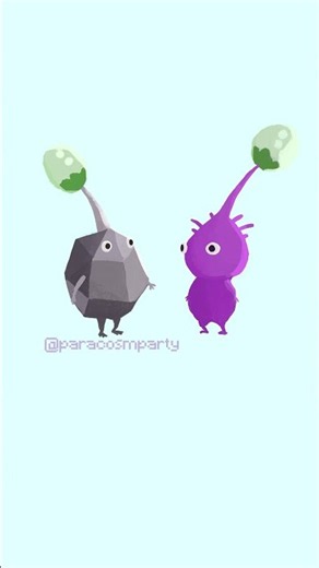 Rock Pikmin Dance Tutorial 🩶💜🪨 #pikmin #pikmin4 #nintendo #animation #cute #nintendofanart #game